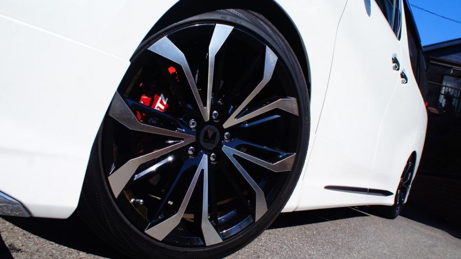 キャリパー塗装施工事例：アルファード　キャリパー塗装COLOR:オリジナルレッド系　ローター加工Type:C6S IMG72_1944_bRAeAz_sub2.jpg