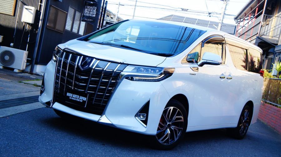 アルファード　キャリパー塗装COLOR:#1112 Racing red