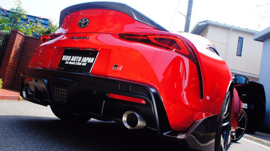 キャリパー塗装施工事例：スープラ　キャリパー塗装COLOR:#1103 Dazzling clearly green　ローター塗装COLOR:#005 Deep coal black　ローター加工Type：C6S4D IMG72_1979_DpiDS2_sub7.jpg