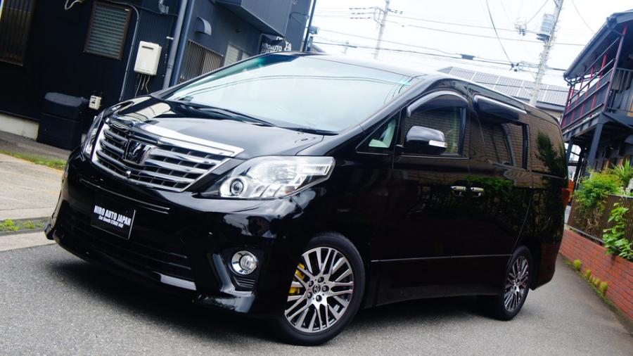 アルファード　キャリパー塗装COLOR:#020 hawaiian passion yellow　ローター加工Type:C6S8D