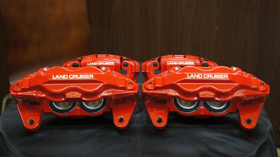 ランドクルーザー　キャリパー塗装COLOR:#001 Italian losso solid