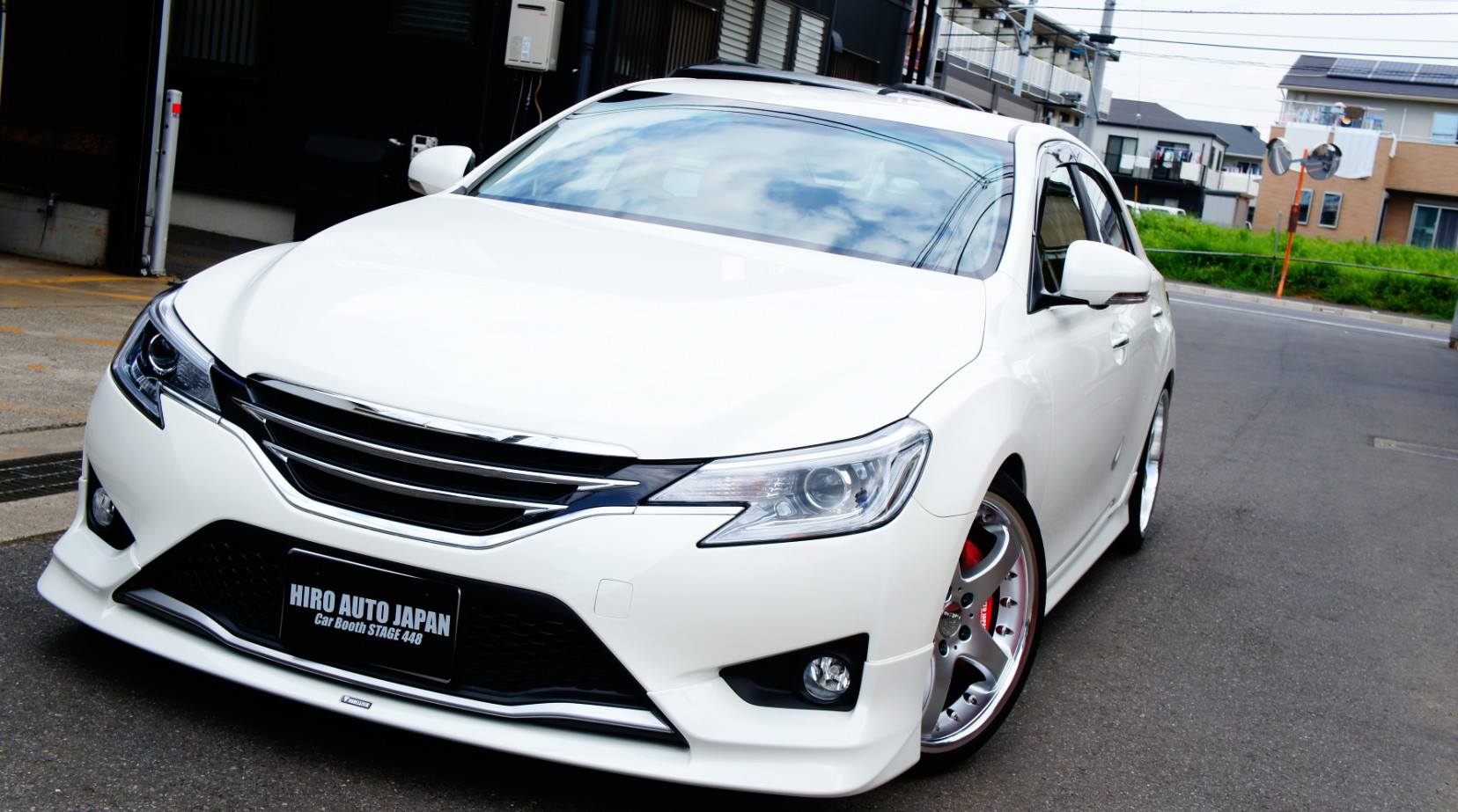 キャリパー塗装施工事例：TOYOTA MARK Xキャリパー塗装COLOR：ブレンボレッド＆HAJ-LOGO/ローター塗装COLOR:#003 tokyo midnight gold/ローター加工Type：C6S8D IMG72_848_YhKHvc_sub9.jpg