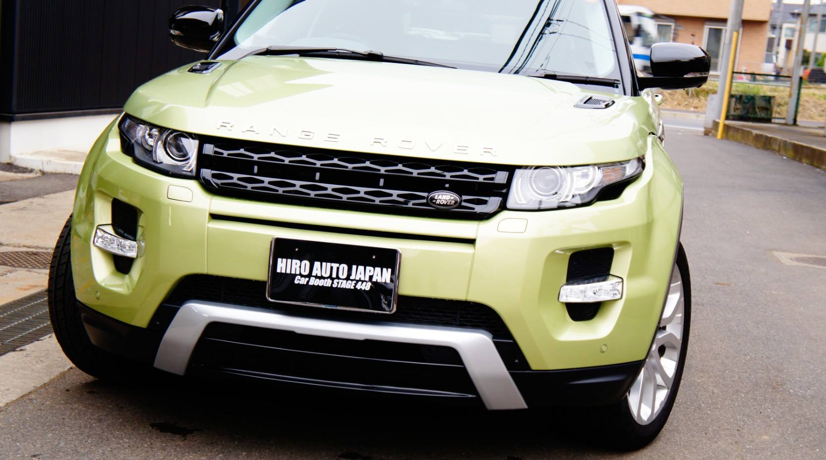 キャリパー塗装施工事例：RANGE ROVER EVOQUEキャリパー塗装ＣＯＬＯＲ：#008 flash champagne gold ローター加工Ｔｙｐｅ：C6S8D D-DASHダストダウンブレーキパット前後一台分 IMG74_878_pFODQK_sub7.jpg