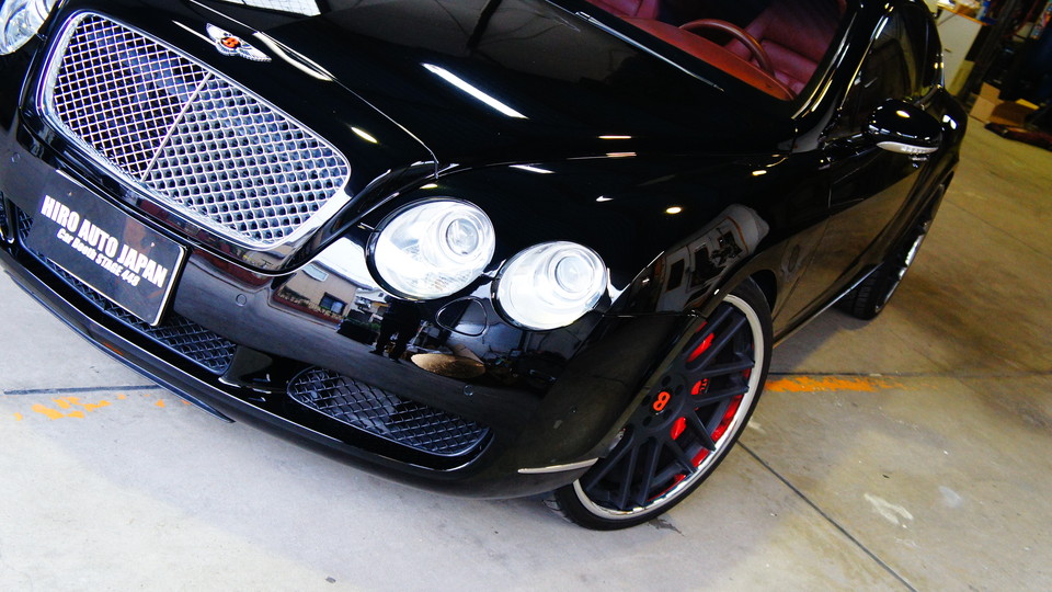 キャリパー塗装施工事例：ベントレーコンチネンタルGT純正キャリパー塗装・ローター塗装　カラー：＃1112racing red、ローター加工Type：C6S8D IMG76_913_lWIX2o_sub10.jpg