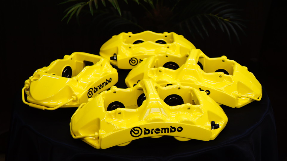 ブレンボ6POT・4POTキャリパー塗装　COLOR:イエロー系(調色カラー）