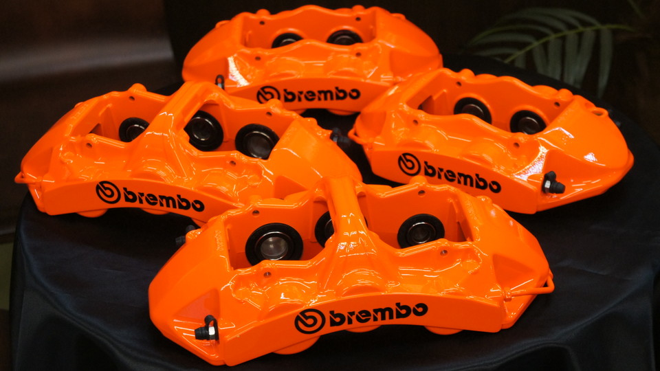ブレンボ6POT・4POTキャリパー塗装 COLOR:蛍光シリーズ（オレンジ