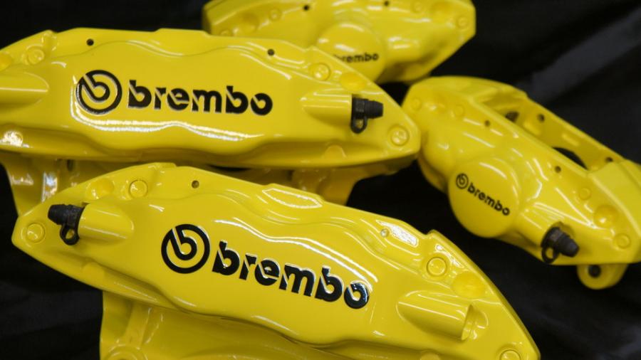 ブレンボ4POT、2POT　キャリパー塗装　COLOR:#020 hawaiian passion yellow