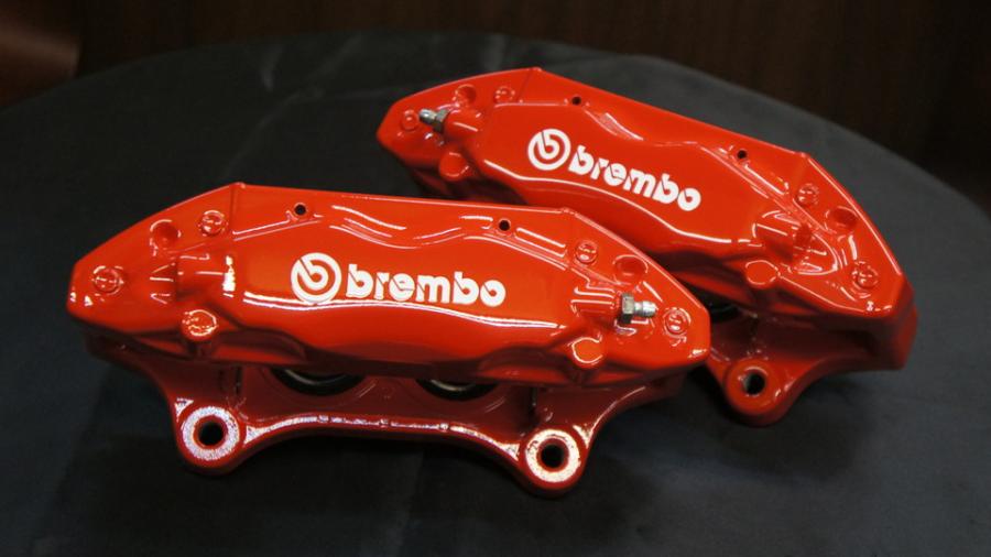 ブレンボ４POT　キャリパー塗装　COLOR:#001 Italian losso solid