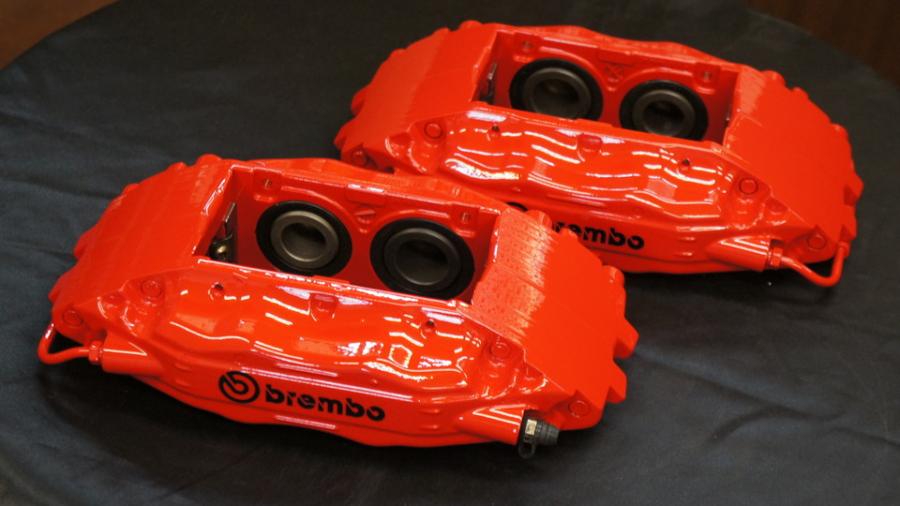 ブレンボ4POT　キャリパー塗装　COLOR:#001 Italian losso solid