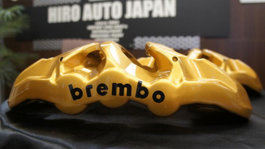 ブレンボキャリパー塗装COLOR:#003 Tokyo midnight gold