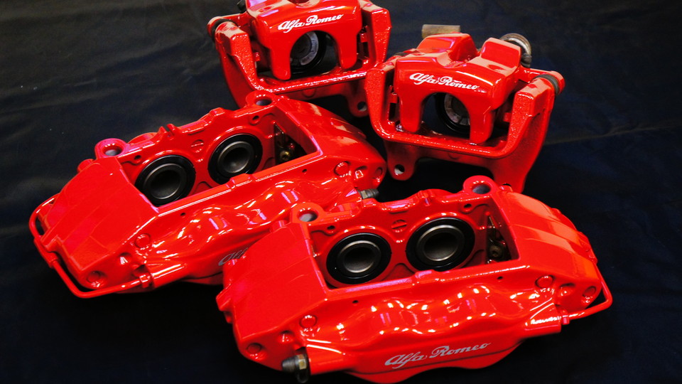 アルファロメオGT純正キャリパー塗装　COLOR:#001 Italian losso solid