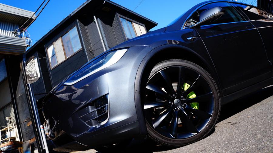 キャリパー塗装施工事例：テスラモデルX　キャリパー塗装COLOR:#1116 Acid green IMG83_2235_1fKWbk_sub6.jpg