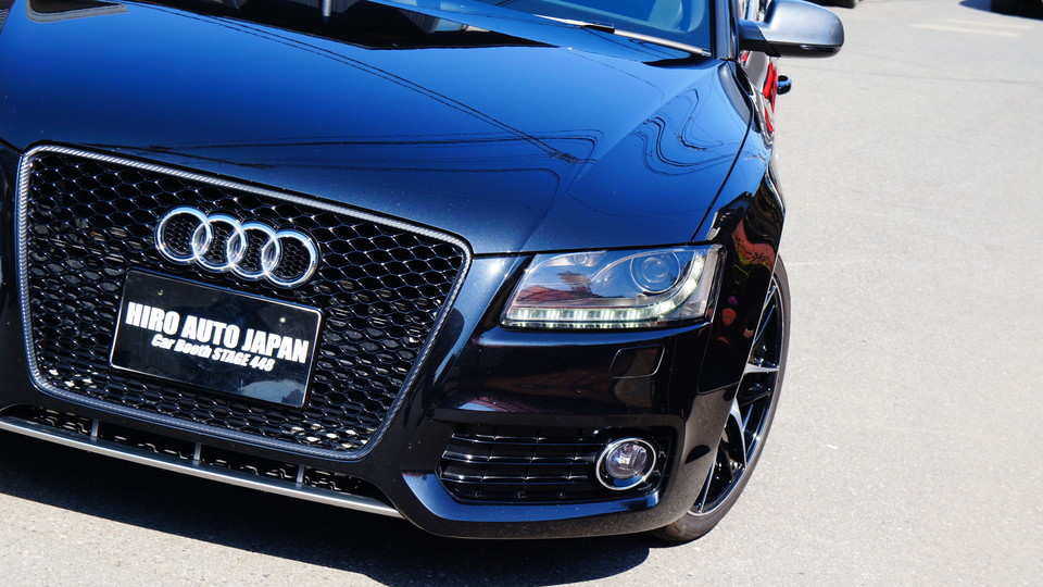 アウディA5純正キャリパー塗装　COLOR:アシッドグリーン＆ローター加工Type:DS4