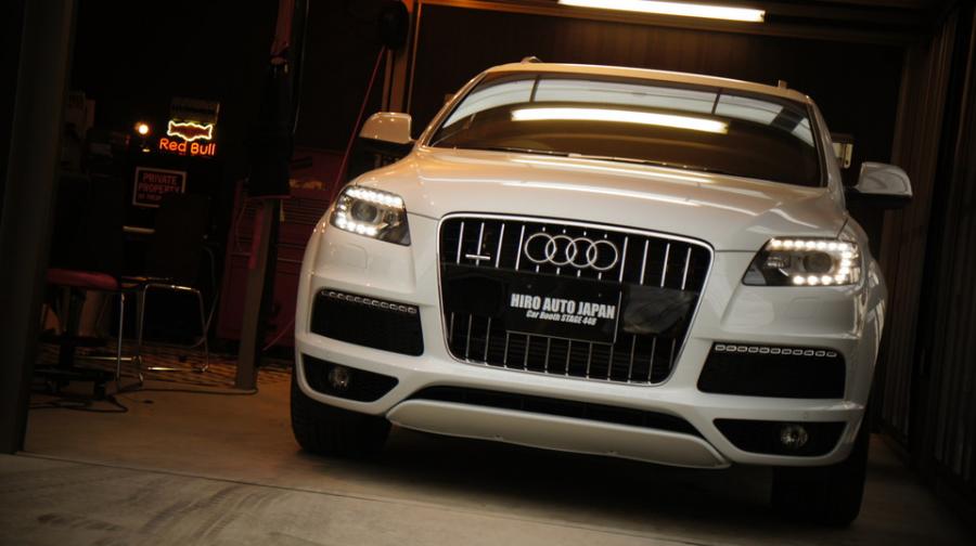 キャリパー塗装施工事例：アウディQ7純正キャリパー塗装＆ローター塗装　COLOR：#098 honey of pearl orange＆#004 Blast light gray metalic　ローター加工Type:C6S8D IMG8_1351_FN8OiW_sub4.jpg