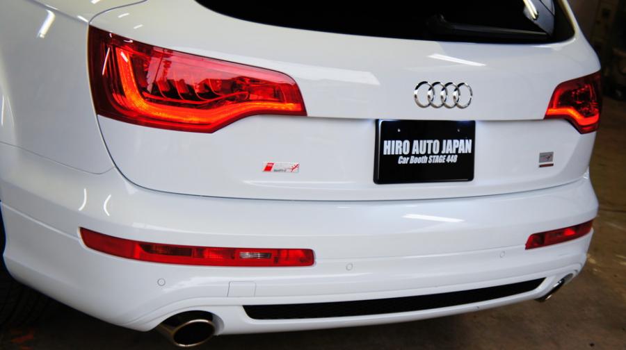 キャリパー塗装施工事例：アウディQ7純正キャリパー塗装＆ローター塗装　COLOR：#098 honey of pearl orange＆#004 Blast light gray metalic　ローター加工Type:C6S8D IMG8_1351_FN8OiW_sub6.jpg