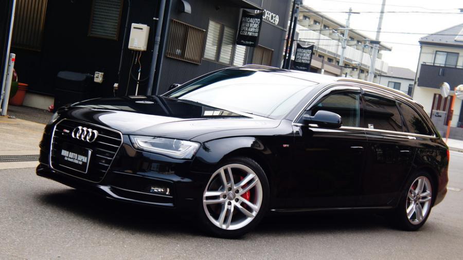 キャリパー塗装施工事例：アウディA4　キャリパー塗装　COLOR:#001 Italian losso solid　DIXELローターへ交換　D-DASHブレーキパット一台分装着 IMG8_1621_txhia1_sub6.jpg