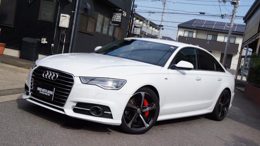 アウディA6　キャリパー塗装　COLOR:#001 Italian losso solid