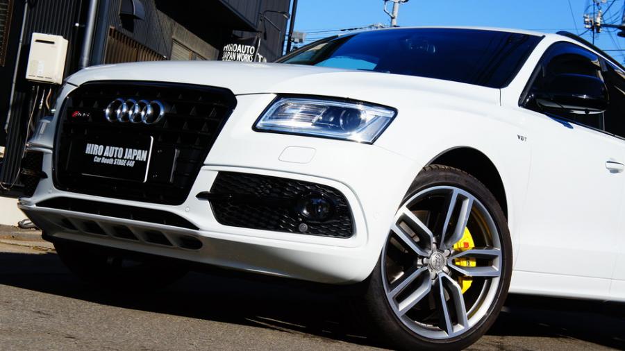 アウディSQ5　キャリパー塗装　COLOR:#020 hawaiian passion yellow