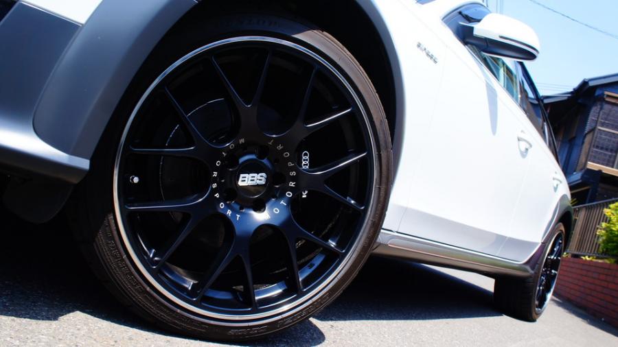 キャリパー塗装施工事例：アウディA4allroad　キャリパー塗装、ローター塗装　COLOR:#005 Deep coal black　ローター加工Type:DDS IMG8_1720_sw7BHH_sub3.jpg