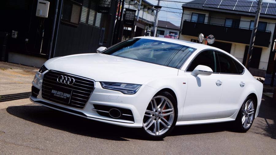 アウディA7　キャリパー塗装　COLOR:#030 Royal art pearl orange gold