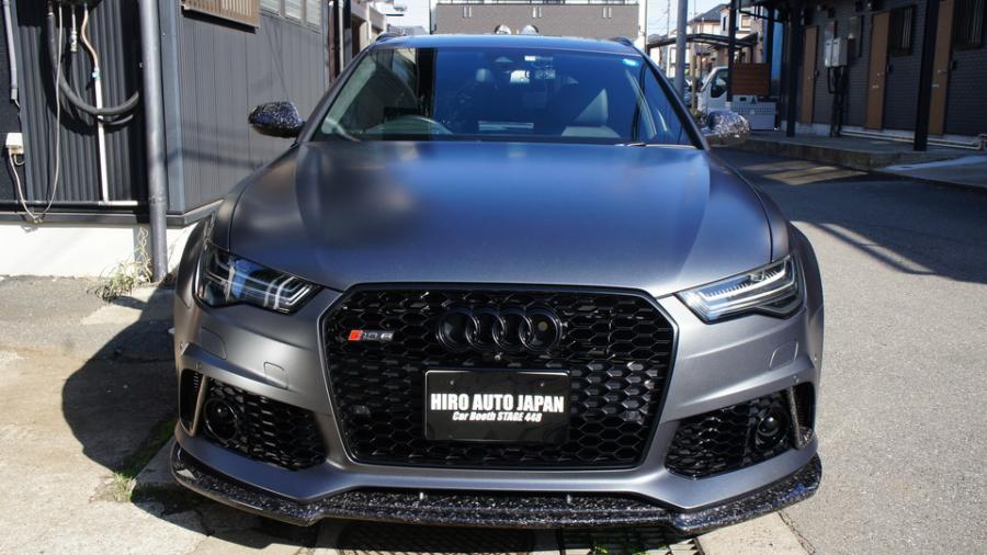 キャリパー塗装施工事例：アウディRS6　キャリパー塗装＆ローター塗装　COLOR:#055 Super shining silver metal finish＆#004 Blast light gray metalic IMG8_1809_dsSmcP_sub7.jpg