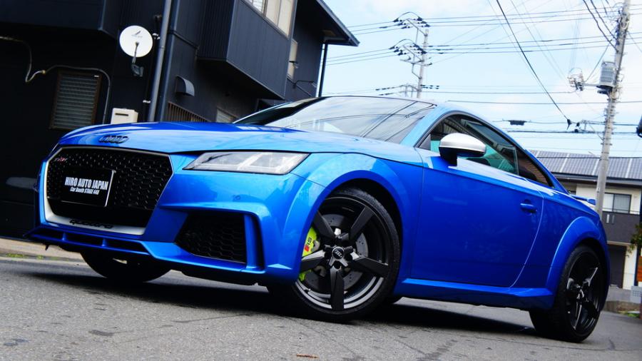 キャリパー塗装施工事例：アウディTTRS　キャリパー塗装　COLOR:#1116 Acid green　ホイール塗装：マットブラック IMG8_1813_isYcPg_sub3.jpg