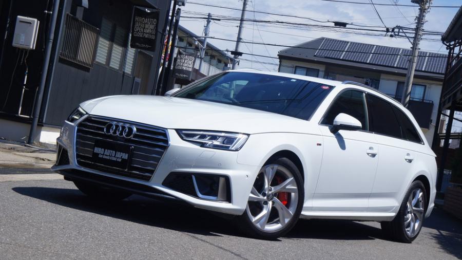 アウディA4アバント　キャリパー塗装　COLOR:#1112 Racing red