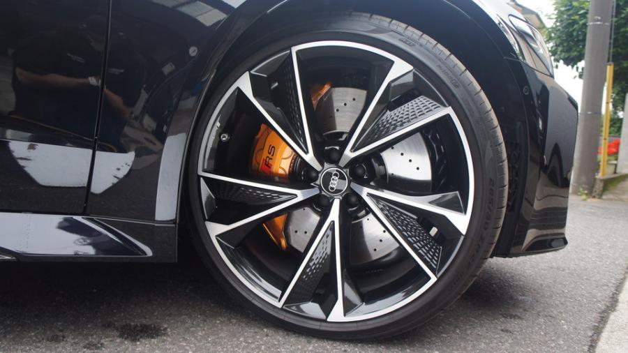 キャリパー塗装施工事例：アウディRS7　キャリパー塗装　COLOR:#030 Royal art pearl orange gold　ホイールオリジナル塗装 IMG8_2140_7FdDCU_sub5.jpg