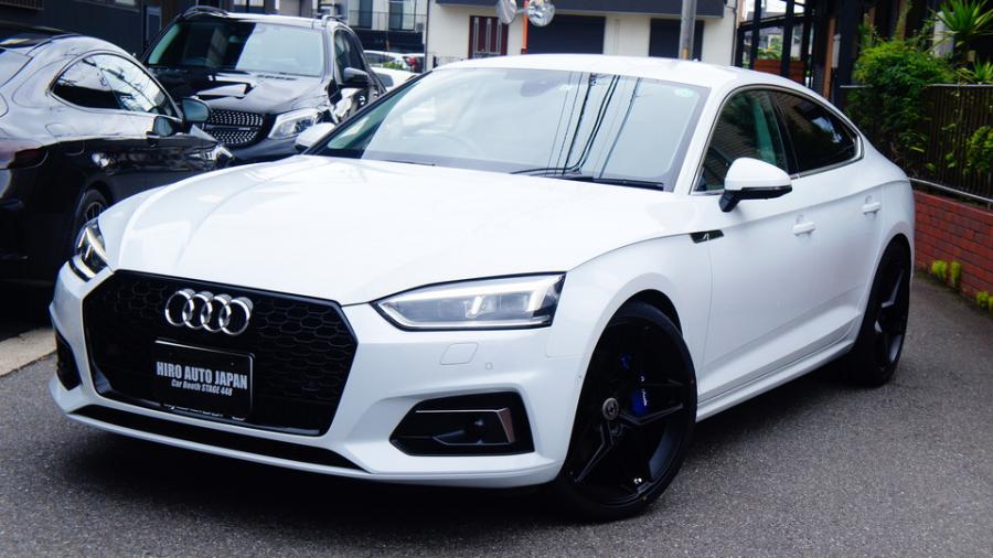 アウディA5　キャリパー塗装　COLOR:#1115 Deep marine blue