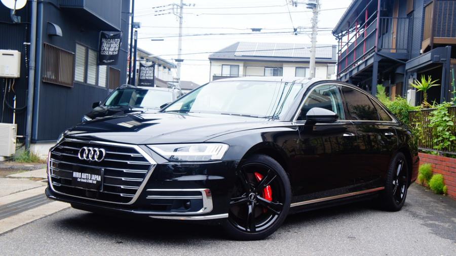 アウディA8　キャリパー塗装COLOR:#001 Italian losso solid