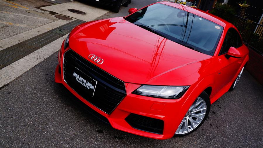 アウディTT　キャリパー塗装COLOR:#003 Tokyo midnight gold