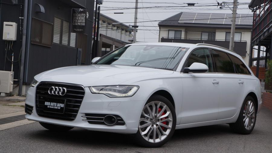 アウディA6アバント　キャリパー塗装COLOR:#001 Italian losso solid　ディクセル製Mパット一台分　ローターSD装着