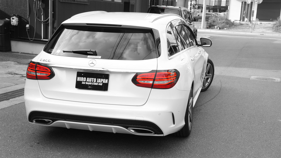 キャリパー塗装施工事例：ベンツCクラス純正キャリパー塗装＆ローター塗装　COLOR：#001 Italian losso solid＆ゴールド系、D=DASHブレーキパット前後装着 IMG9_1093_Oax7wx_sub9.jpg