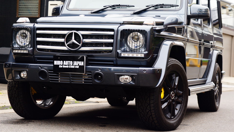 キャリパー塗装施工事例：ベンツGクラス純正キャリパー塗装　COLOR：#020 hawaiian passion yellow＆ホイール塗装　COLOR：半艶マットブラック IMG9_1125_JURzcn_sub6.jpg