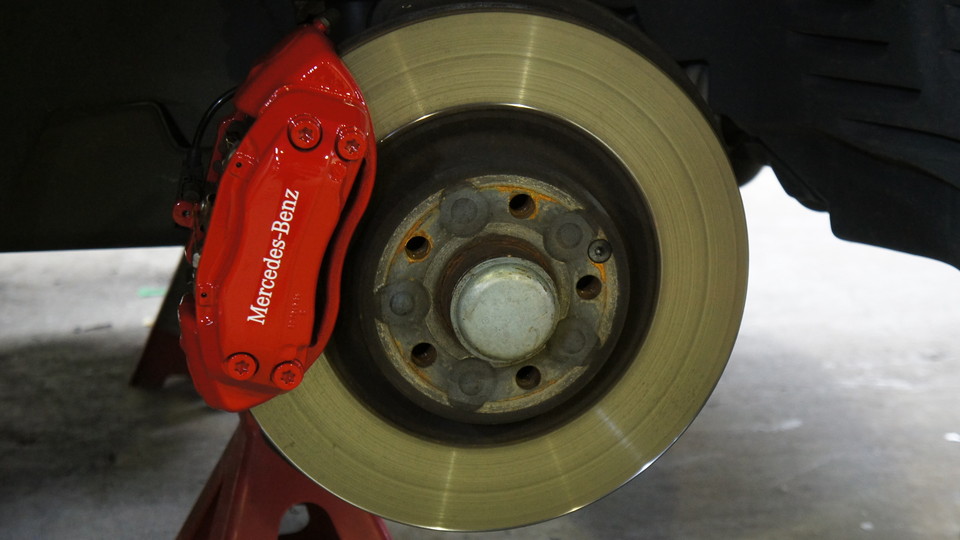 ベンツＣＬＳ純正キャリパー塗装　ＣＯＬＯＲ：#001 Italian losso solid