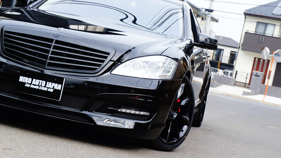 ベンツＳ550Ｗ221純正キャリパー塗装　ＣＯＬＯＲ：#001 Italian losso solid