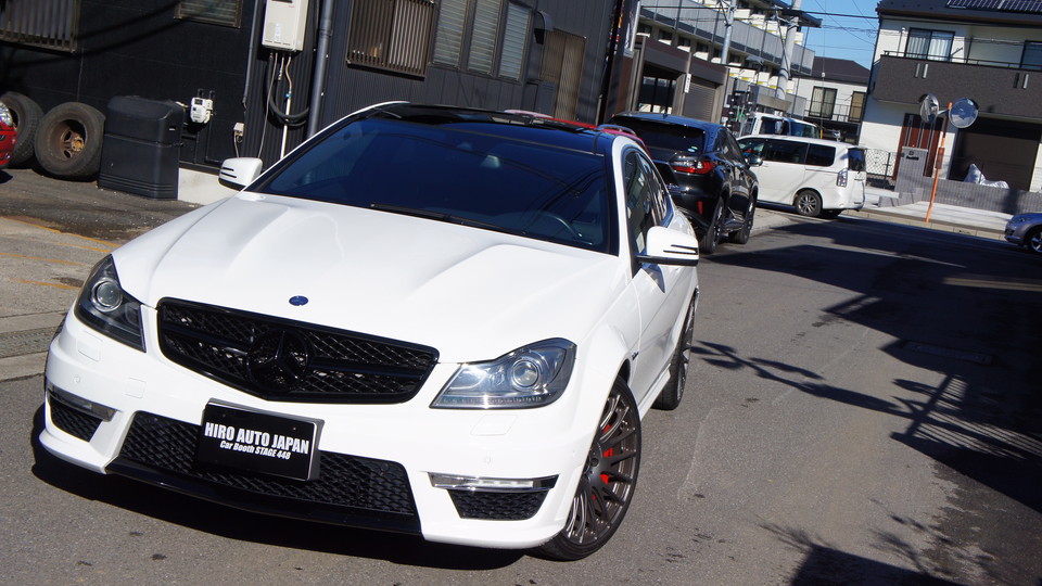 キャリパー塗装施工事例：ベンツC63AMGクーペ純正キャリパー塗装　COLOR：#001 Italian losso solid IMG9_1215_R5kwAP_sub7.jpg