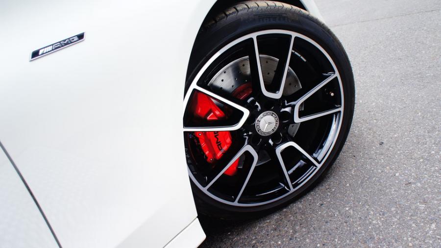 キャリパー塗装施工事例：ベンツC450純正キャリパー塗装＆ローター塗装　COLOR:#001 Italian losso solid IMG9_1321_1WRSrD_sub7.jpg