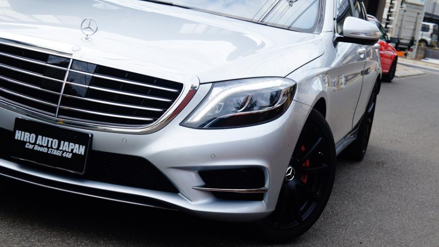 ベンツS300h W222　キャリパー塗装　COLOR:#001 Italian losso solid＆ホイール塗装（マットブラック）