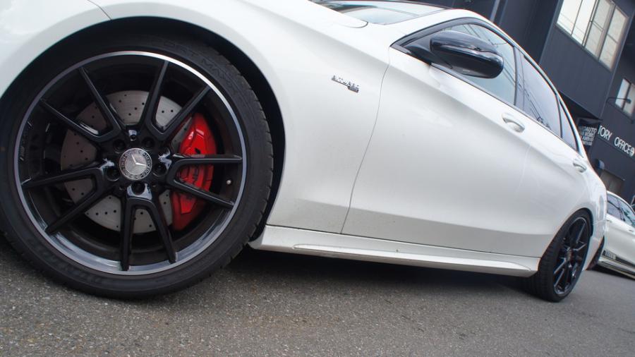 キャリパー塗装施工事例：ベンツC43AMG　キャリパー塗装　COLOR:#001 Italian losso solid IMG9_1455_HVfnSy_sub4.jpg