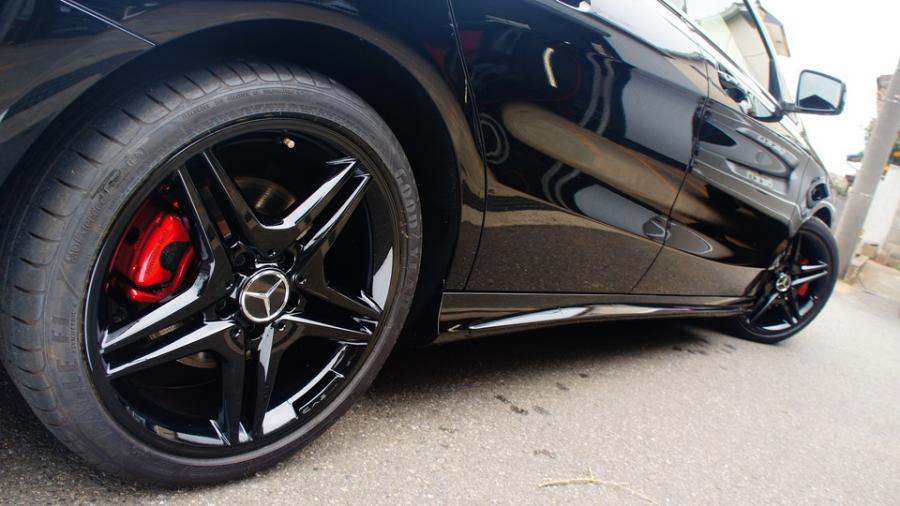 キャリパー塗装施工事例：ベンツCLA　キャリパー塗装　COLOR:#001 Italian losso solid IMG9_1533_tIvIY2_sub6.jpg