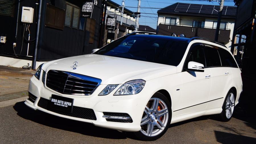 ベンツS212Eクラス　キャリパー塗装　COLOR:#030 Royal art pearl orange gold