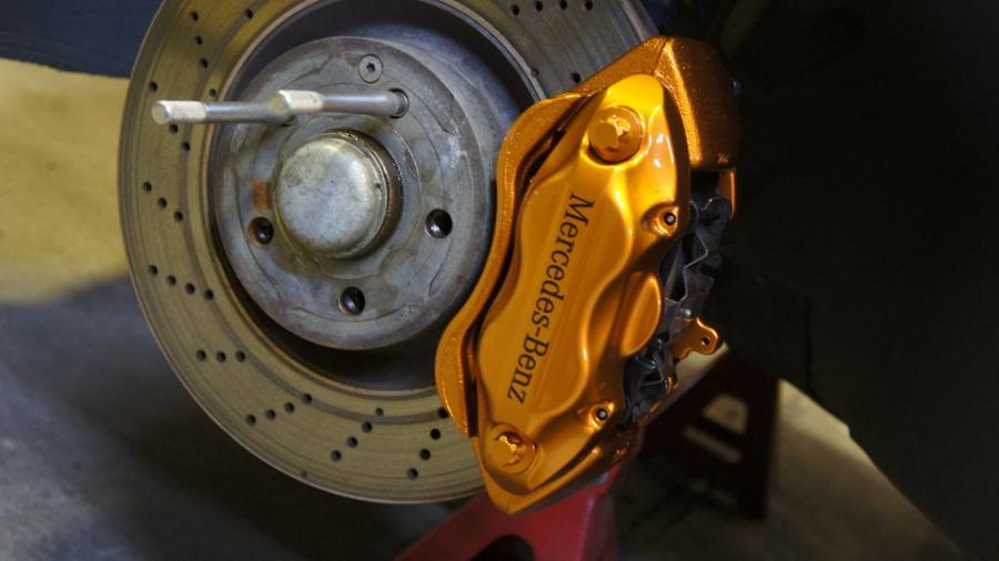 キャリパー塗装施工事例：ベンツS212Eクラス　キャリパー塗装　COLOR:#030 Royal art pearl orange gold IMG9_1673_HAVOYl_sub1.jpg