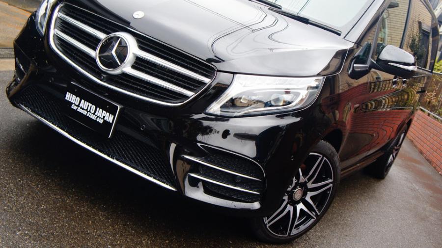 ベンツVクラス　キャリパー塗装　COLOR:#030 Royal art pearl orange gold