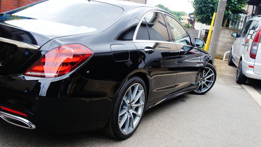 キャリパー塗装施工事例：ベンツSクラス　キャリパー塗装　COLOR:#001 Italian losso solid　バンパーモールキャリパー同色塗装 IMG9_1745_G8aPG1_sub12.jpg