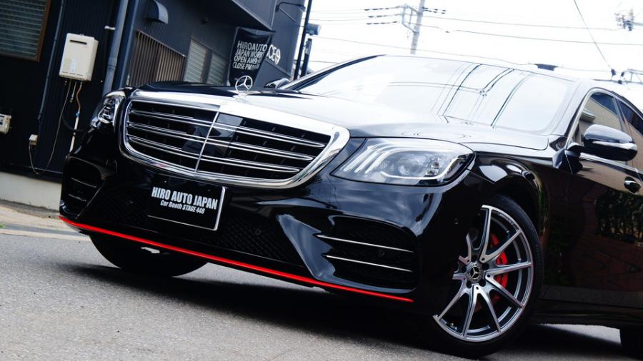 キャリパー塗装施工事例：ベンツSクラス　キャリパー塗装　COLOR:#001 Italian losso solid　バンパーモールキャリパー同色塗装 IMG9_1745_G8aPG1_sub3.jpg