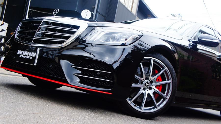 キャリパー塗装施工事例：ベンツSクラス　キャリパー塗装　COLOR:#001 Italian losso solid　バンパーモールキャリパー同色塗装 IMG9_1745_G8aPG1_sub9.jpg