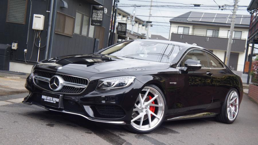 キャリパー塗装施工事例：ベンツS550クーペ　キャリパー塗装＆ローター塗装　COLOR:#001 Italian losso solid＆ローターブラック系 IMG9_1823_dFPfq3_sub3.jpg