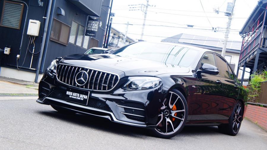 ベンツE53AMG　キャリパー塗装　COLOR:#030 Royal art pearl orange gold