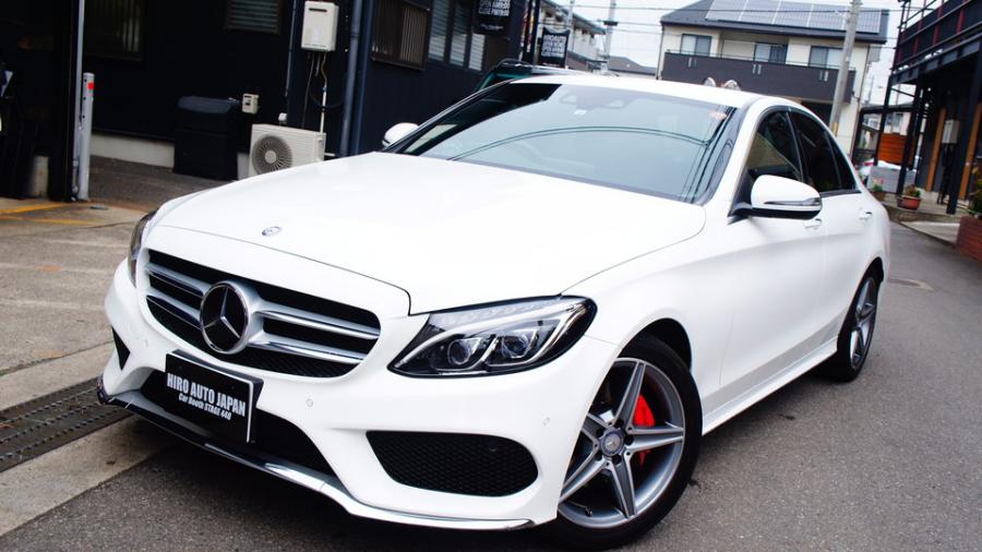 ベンツC200　キャリパー塗装COLOR:#001 Italian losso solid